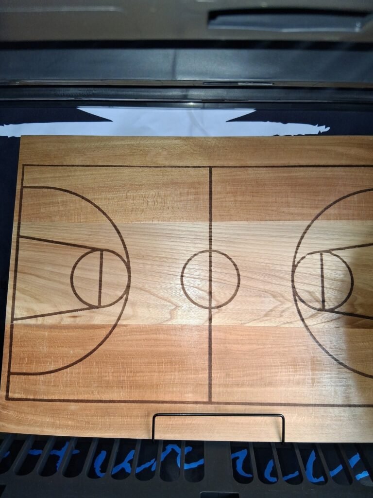 Basketball Court Shape Wood