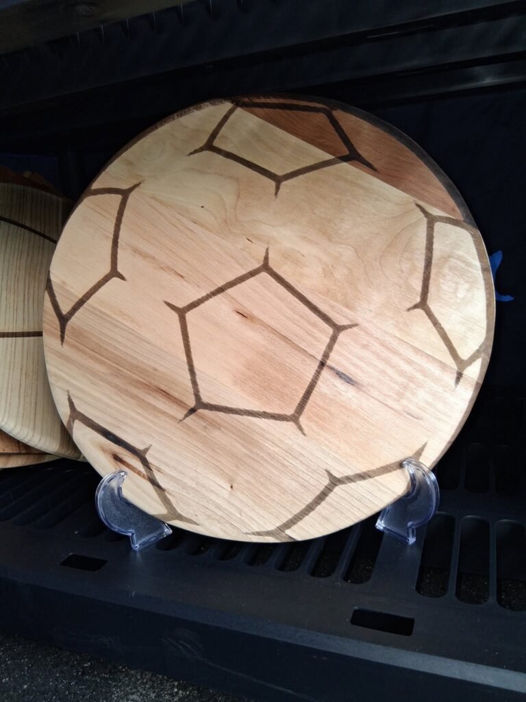 Soccer ball Shape Wood