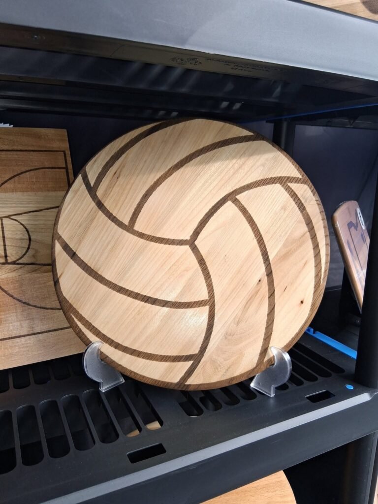 Volleyball Shape Wood